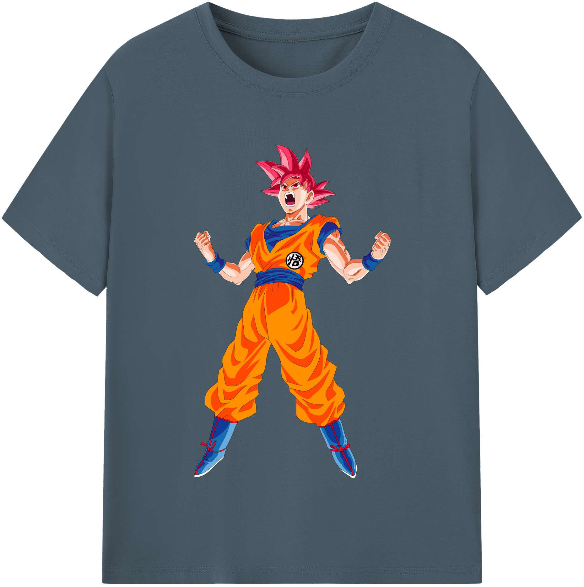 （画像用） ドラゴンボール 孫悟空（そん ごくう）Son Goku カカロット DRAGON BALL Kakarotto 綿100％半袖Tシャツ（フロントプリント）